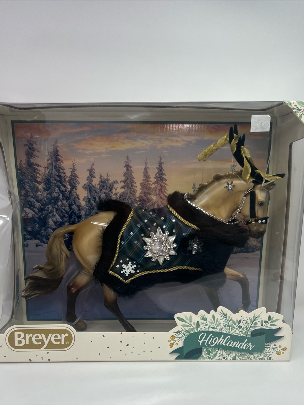 Breyer Highlander Christmas Holiday Horse 2023 New in Box Holiday 27th In Series
